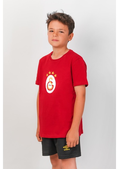 Gsstore Galatasaray 5 Yıldız Kırmızı Çocuk T-shirt Kırmızı