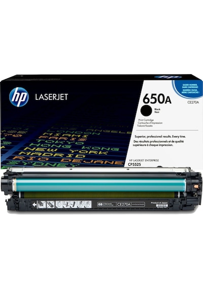 Hp 650A-Ce270A Siyah Toner Cp5520 (15.000 Sayfa)