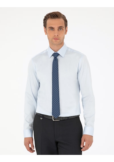 Pierre Cardin Erkek Açık Mavi Gömlek Basic 50292520-vr003 Açık Mavi