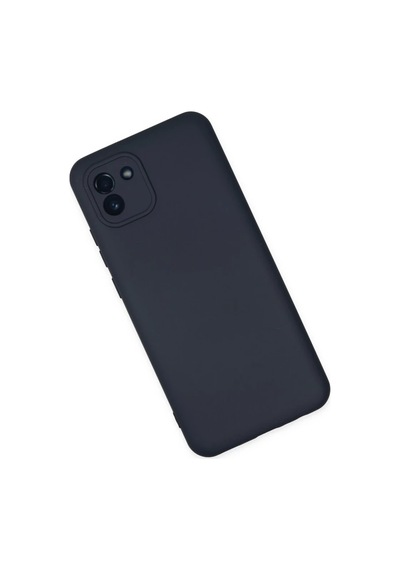 Samsung Galaxy Uyumlu   A03 Kılıf Nano İçi Kadife Silikon - Lacivert