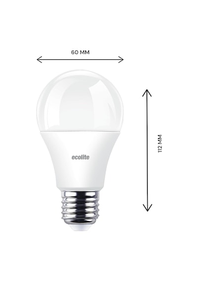 Ecolite 12w Led Ampul 3'lü Paket / 1521 Lümen, 6500k Beyaz Işık, 100w Eşdeğer, E27 Duy, Enerji Tasarruflu, 220v, D Diğer