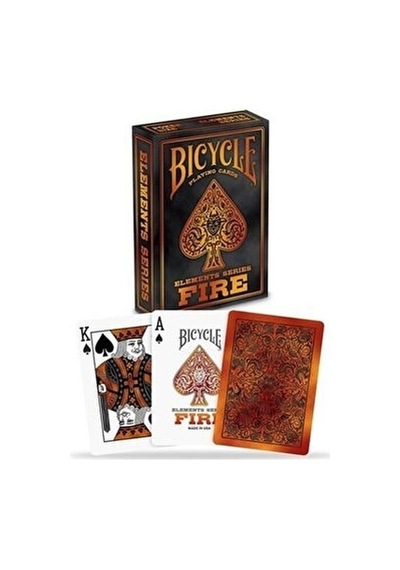 Bicycle Fire Temalı Oyun Kartları Koleksiyonluk Poker Boyut 1 Adet Yüksek Kalite Amerikan