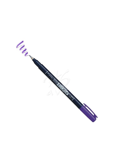 Tombow Fudenosuke Brush Pen Fırça Uçlu Kalem 18 Purple