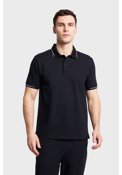 Lescon Erkek Kısa Kol Polo Yaka T-shirt 26y-1132 Siyah