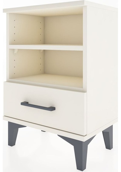 Arges Komodin 2 Raflı Tek Çekmeceli 44x30x64 Aytaşı-aytaşı Aytaşı