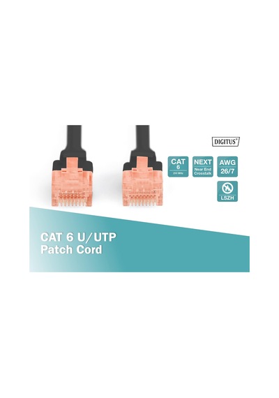Dk-1617-020/bl Professional Yüksek Kaliteli Cat 6 U/utp Ara Baglantı Kablosu - Lszh