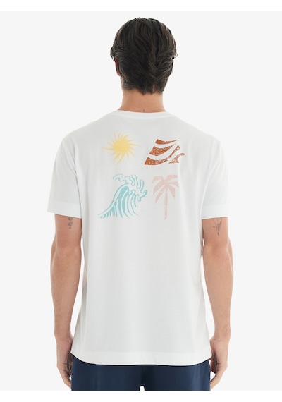 Blackspade Erkek T-shirt 40734 - Krem Krem