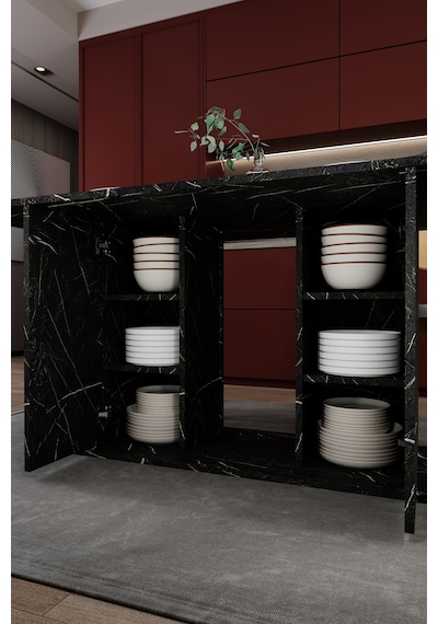 Modern Dolaplı 6 Kişilik Mutfak Yemek Masası %100 Mdf Mutfak Yemek Odası Masası Ym06 Royal Mermer Modern Dolaplı 6 Kişilik Mutfak Yemek Masası %100 Mdf Mutfak Yemek Odası Masası Ym06 Royal Mermer