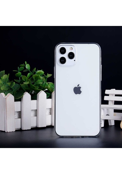 Apple Uyumlu iPhone 12 Pro Uyumlu Zore İmax Silikon-siyah Siyah -
