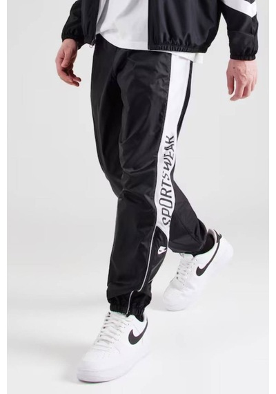 Nike Club Mens Woven Joggers Dokuma Erkek Eşofman Altı Regular Boy Siyah Beyaz Siyah