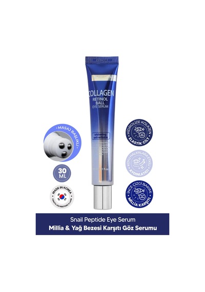 3w Clınıc Millia Yağ Bezesi Karşıtı Soğutucu başlık Retinol Göz Serumu 3W Clinic Collagen Retinol Eye Serum