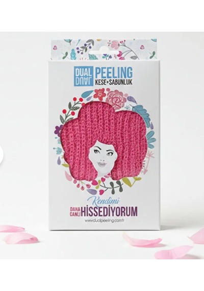 Dual Peelıng Kese Sabunluk Pembe