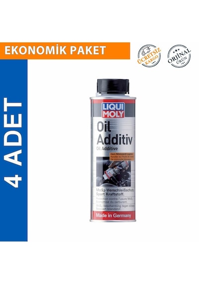 Liqui Moly Oil Additive 200 Ml Mos2'Li Yağ Katkısı 4 Adet 1012 Liqui Moly Oil Additive 200 Ml Mos2'Li Yağ Katkısı 4 Adet 1012