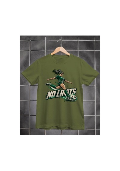 Segungear Nolimitsgirl Erkek Regular Fit Baskılı Spor Tişört Haki - 933732767 Haki