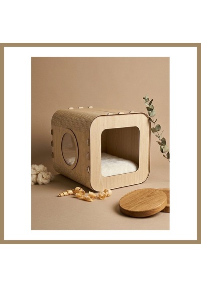 Bezos Özel Tasarım Luna Mdf Kedi Evi 22