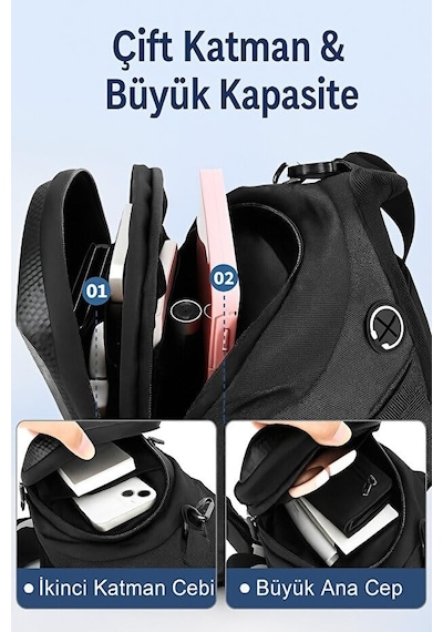 5.11 Tactical Uniseks Kabuk Korumalı Suya Dayanıklı Motorcu Bacak Çapraz Omuz Bel Çantası Açık Altın