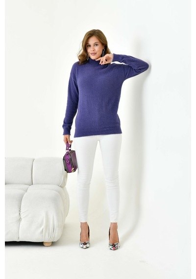 Ftz Women Kadın Basic Kazak Mor 20878 Mor