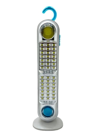 V-005 42 Ledli+fener Solar Güneş Panelli Ultra Güçlü Ledli Şarjlı Işıldak Renkli