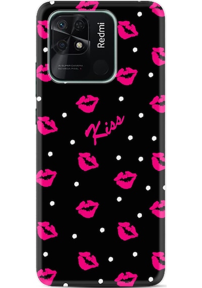 Xiaomi Redmi 10C Kılıf Resimli Desenli Baskılı Silikon Kiss 1392