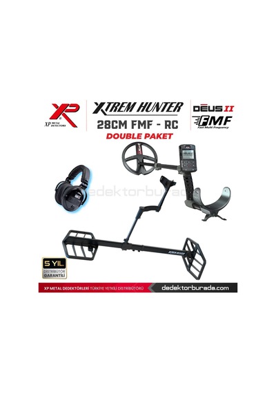 Xtrem Hunter Dedektör - 28cm Fmf Double Paket Wsaıı Xl Kulaklıklı