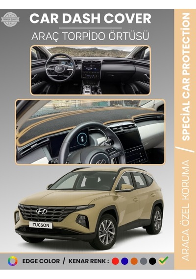 Hyundaı Tucson Nx4 2021-2024 Torpido Örtüsü Ön Göğüs Koruma Torpido Koruma Tam Uyum Uv Koruma - 985 Stiloto