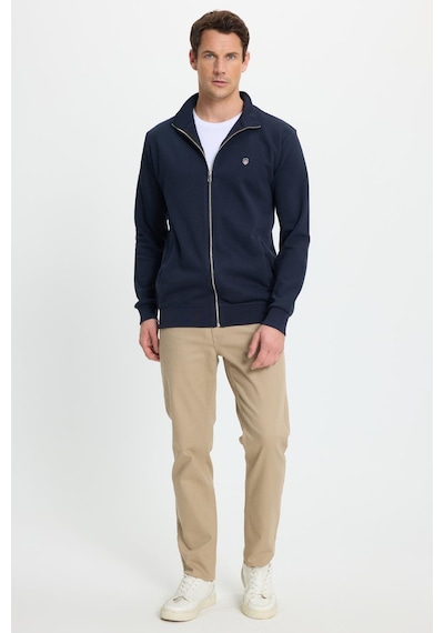 Tudors Erkek Slim Fit Dar Kesim Pamuklu Tam Fermuarlı Çift Cepli Dik Yaka Lacivert Sweatshirt Hırka-41892 Lacivert Tudors Erkek Slim Fit Dar Kesim Pamuklu Tam Fermuarlı Çift Cepli Dik Yaka Lacivert Sweatshirt Hırka-41892 Lacivert