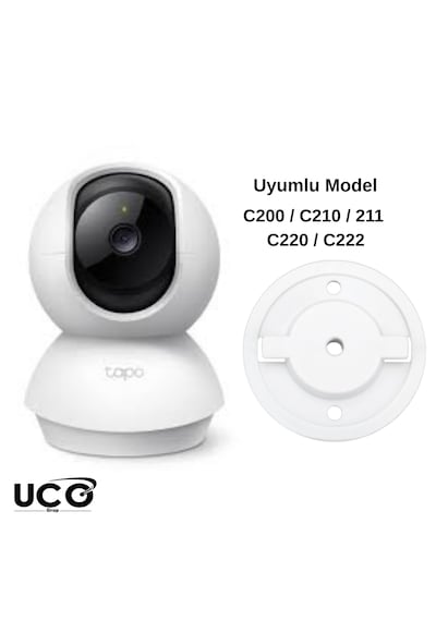 Uco Tp-link Tapo C200, C210, C211 C222 Ve Tl70 Kamera Uyumlu Tavan Montaj Aparatı