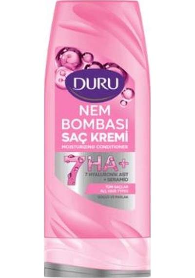 Duru Nem Bombası Saç Kremi Tüm Saçlar Güçlü Ve Parlak 385 Ml