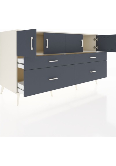 Kronos Konsol 2 Raflı 4 Çekmeceli 4 Kapaklı 176x59x99 Aytaşı-antr Aytaşı-antrasit Kronos Konsol 2 Raflı 4 Çekmeceli 4 Kapaklı 176x59x99 Aytaşı-antr Aytaşı-antrasit