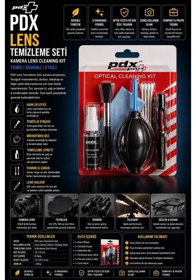 Pdx Lens Temizleme Seti Kamera Lens Cleaning Kit