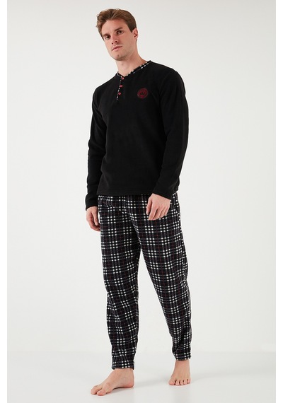 Buratti Erkek Pijama Takımı 6096100 Siyah Siyah