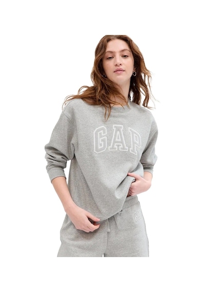 Gap V-gap Herıtage Crew Kadın Sweatshırt Gri