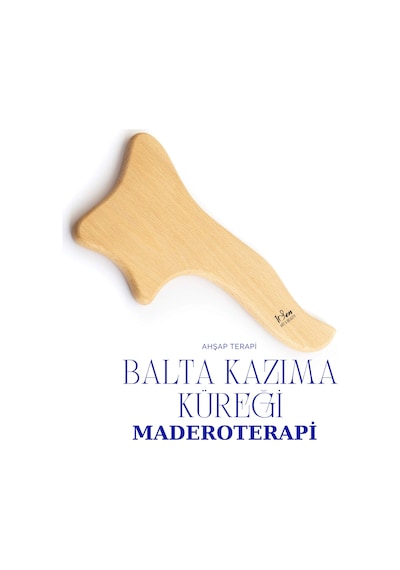 1sen Art & Beauty Maderoterapi Kazıma Küreği Balta Ahşap Masaj Aleti