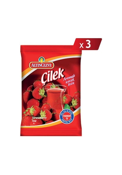 Altıncezve Çilek Aromalı İçecek Tozu 3 x 250 G