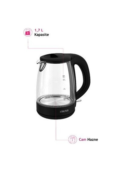 Altus AL4054C 2220 W Cam Kettle Su Isıtıcı