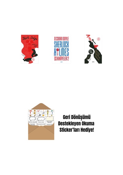 Zehirli Dalga + Sherlock Holmes - Bütün Hikayeler 2 Ciltli + Sherlock Holmes'un Dönüşü + Okuma Sticker'ları