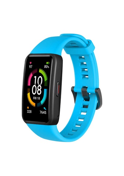 Huawei Band 6 Uyumlu Krd-47 Uyumlu Anky Kordon-mavi