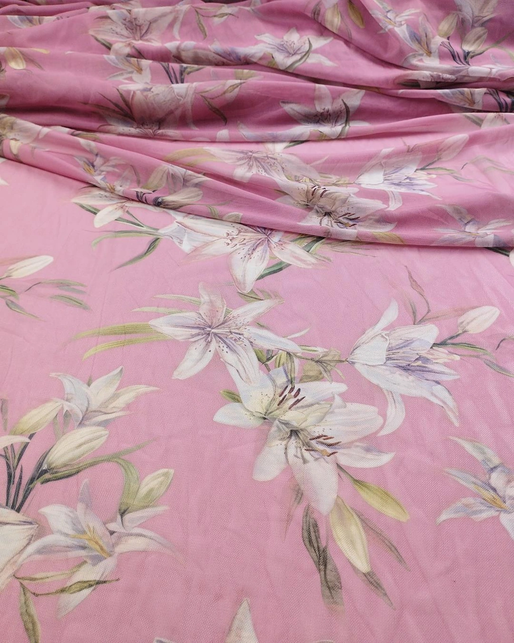File Pembe Üzeri Çiçeklien: 150 Cm-2220 Renkli