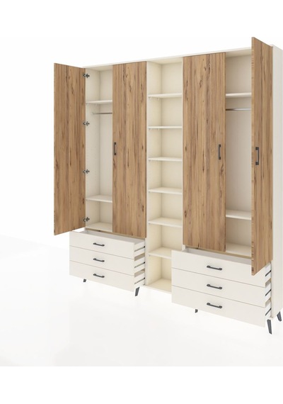 Arges Dolap 13 Raflı 6 Çekmeceli 2 Askılı 220x30x243 Aytaşı-çam/aytaşı Atlas Çam/aytası Arges Dolap 13 Raflı 6 Çekmeceli 2 Askılı 220x30x243 Aytaşı-çam/aytaşı Atlas Çam/aytası