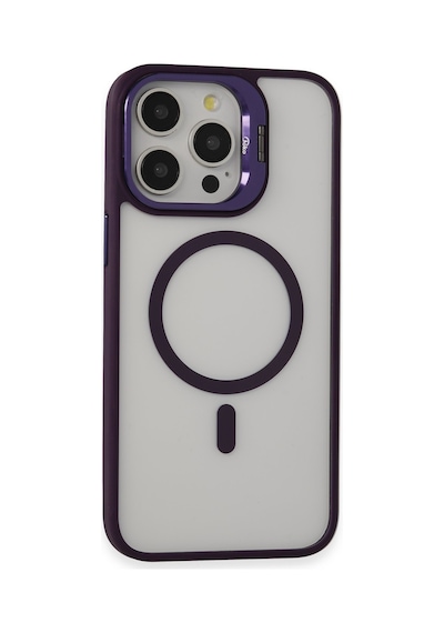 Joko iPhone 15 Pro Max Kılıf Roblox Lens Magsafe Standlı Kapak - Glblseme - 17 Derin Mor