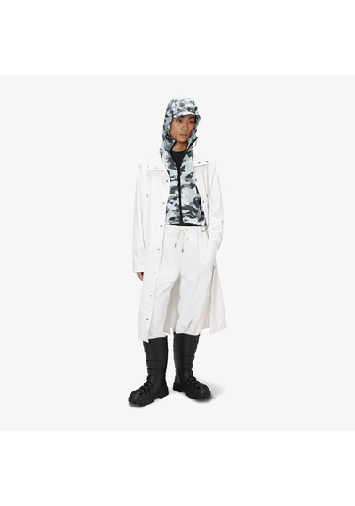 Rains Longer Unisex Beyaz Yağmurluk
