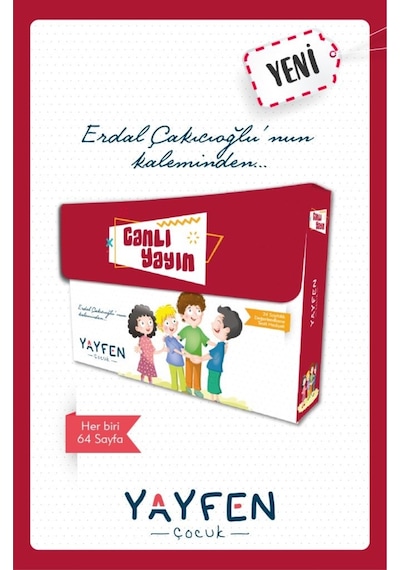 4. Sınıf Canlı Yayın Hikaye Seti 8 Kitap Yayfen Çocuk