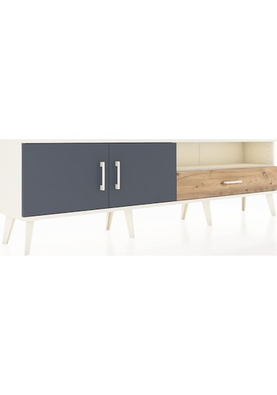 Arges Tv Ünitesi 2 Raflı Tek Çekmeceli 2 Kapaklı 176x30x51 Aytaşı-antrasit/çam Antrasıt/atlas Çam Arges Tv Ünitesi 2 Raflı Tek Çekmeceli 2 Kapaklı 176x30x51 Aytaşı-antrasit/çam Antrasıt/atlas Çam