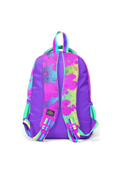 Coral High Kids Mor Pembe Köpek Desenli 3 Lü Okul Çanta Seti Set0123649 Çok Renkli