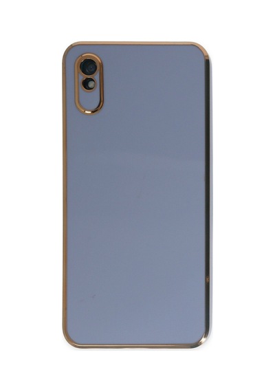 Redmi 9a Kılıf Volet Silikon - Mavi Bz8683140400996