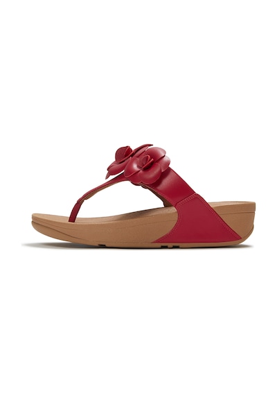 D47 Burnt Berry Terlik Kadın Diğer A4n-194/d47 Fitflop Lulu Flower Toe-post Pembe