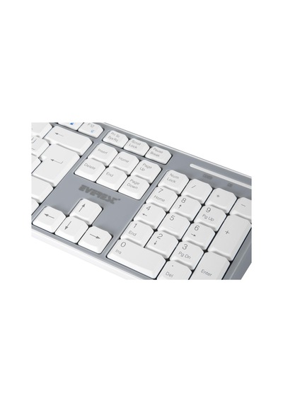 Km-6063 Beyaz/gri Kablosuz Q Multimedia Klavye + Mouse Set Diğer