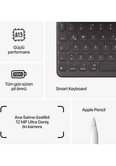 Apple Uyumlu iPad  9.Nesil 64 GB 10.2" A Kalite 12 Ay Garantili (Yenilenmiş) Space Gray