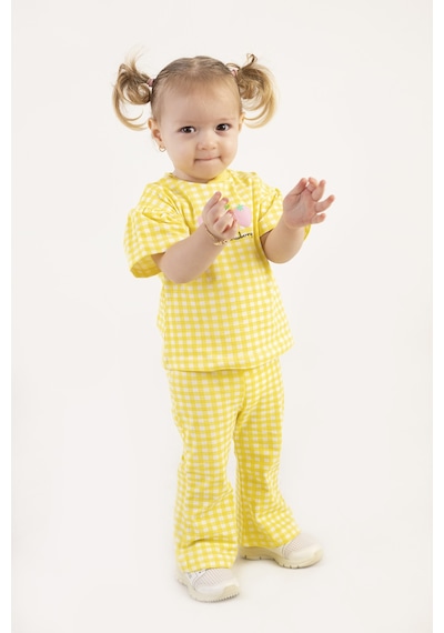 Harika Kids Kız Bebek İspanol Paça Alt-üst Takım 001