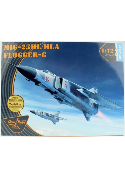 1/72 Mig-23ml/mla Flogger-g Askeri Jet Uçağı Maketi, Clear Prop Models 72032